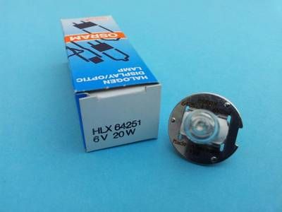 Osram Halogen-Lampe ohne Reflektor 6V  20W HLX64251