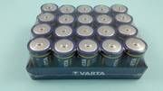 Varta Industrial LR20, DC, 20er Pack